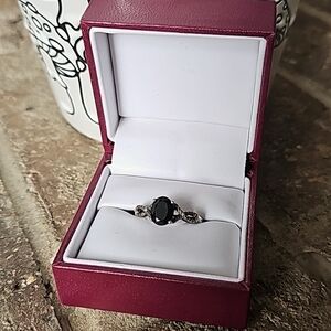 Helzberg black onyx ring